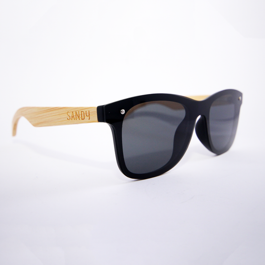 BAMBAM Black - Unisex Polarised Sunglasses