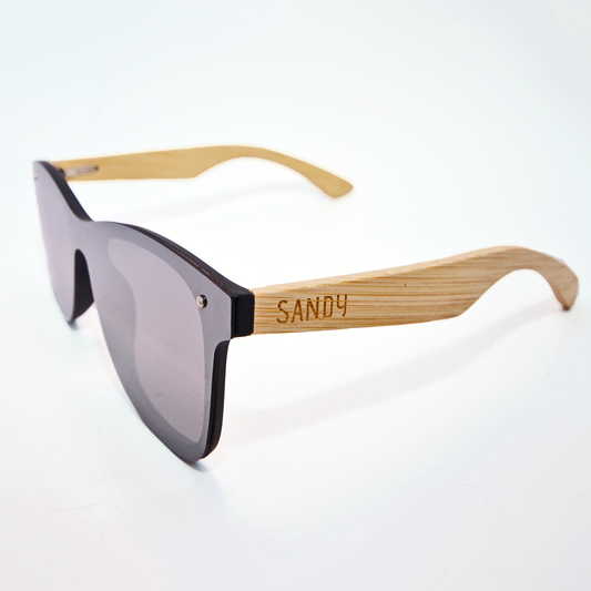 BAMBAM Silver - Unisex Polarised Sunglasses