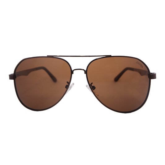 HIGH FLYER Bronze - Polarised Aviator Sunglasses